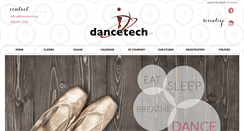 Desktop Screenshot of dancetech.org